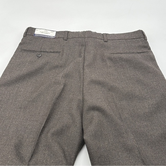 JoS A Bank Executive Collection Wool Cashmere Windsor Mens Gray Pants 34x30 NWT - Picture 10 of 15